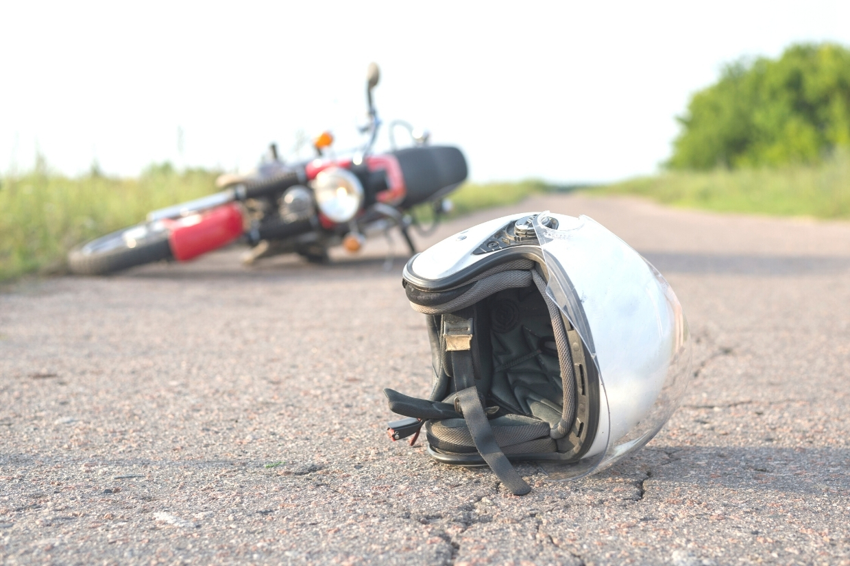 Motorcycle Road Accident