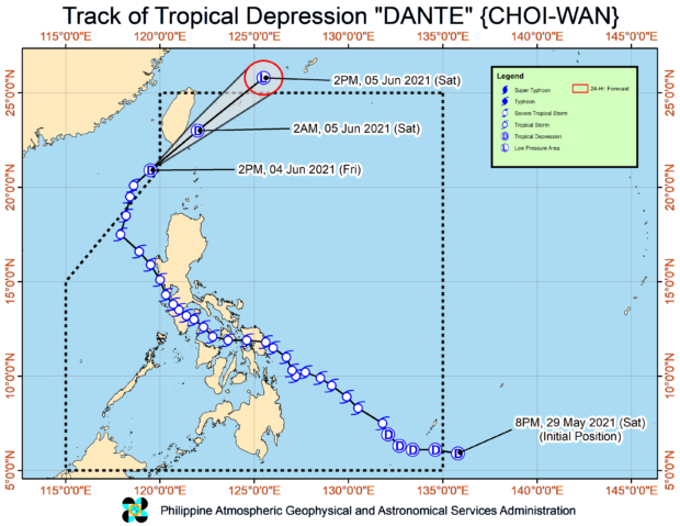Pagasa: TD Dante weakens but monsoon rain will persist over Luzon