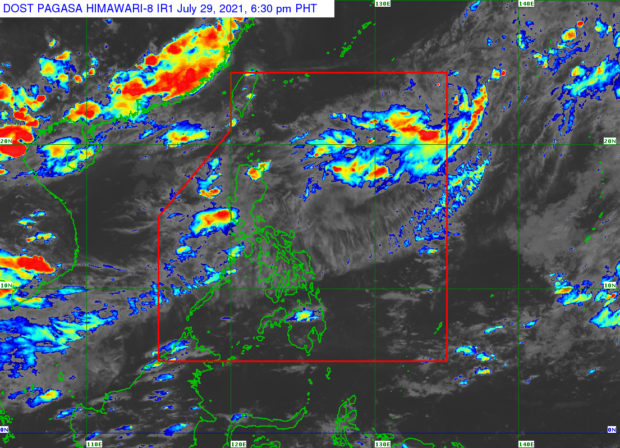 Expect rain for rest of the week due to southwest monsoon – Pagasa