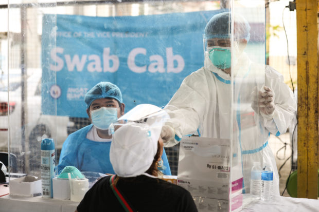 The Swab Cab initiative of Vice President Leni Robredo’s office returned to Cavite to conduct more COVID tests in various barangays.
