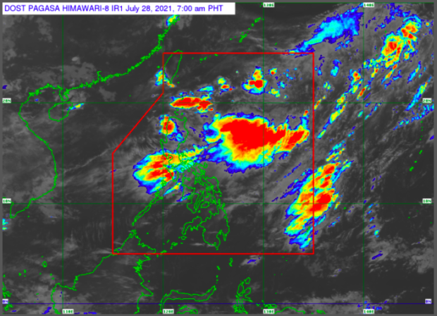 Pagasa weather satellite image as of 6:30 AM