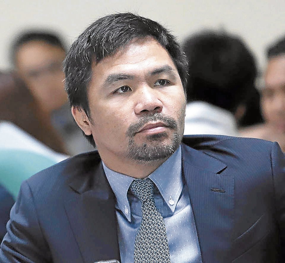manny pacquiao replaced as PDP-Laban president