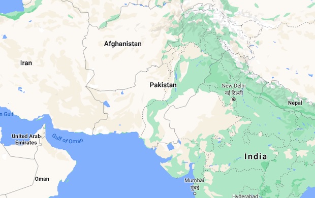 Pakistan map