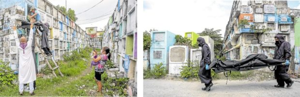 tombs of drug war victims