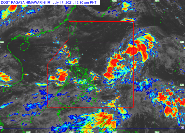 Tropical depression Fabian is currently enhancing the southwest monsoon or habagat and is forecast to intensify into a tropical storm.