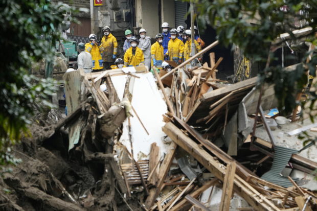 japan search landslides