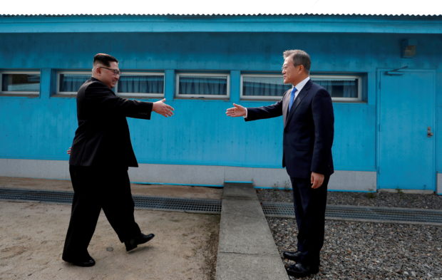north korea south korea leaders DMZ