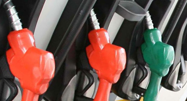 Stock photo of fuel pumps. STORY: Hefty hike in fuel prices expected next week