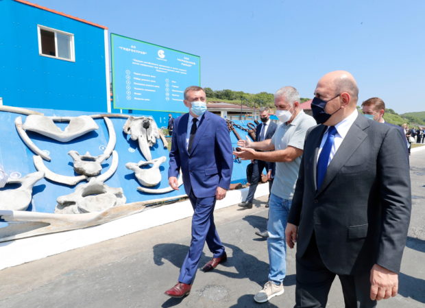 Russian Prime Minister Mishustin visits Iturup Island