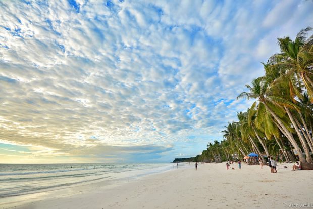 Beach on Boracay. STORY: 2 Boracay tourists found dead in hotel room