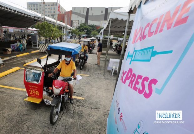 OVP Vaccine Express back in QC for 2nd dose vax of PUV drivers, riders