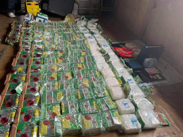 Crystal meth packages seized by PDEA