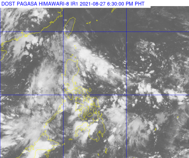 Pagasa weather satellite image as of 6:30PM