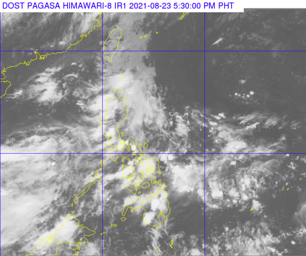 Habagat will continue to bring rain over Occidental Mindoro and Palawan, while the rest of the country will experience hot and humid weather in the next 24 hour.