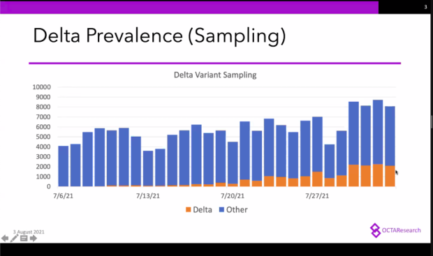 OCTA Delta variant