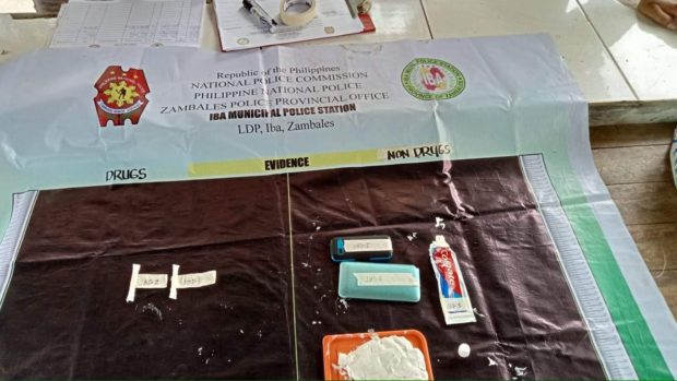 A guard in Zambales provincial jail discovered this alleged “shabu” (crystal meth) inside a toothpaste tube