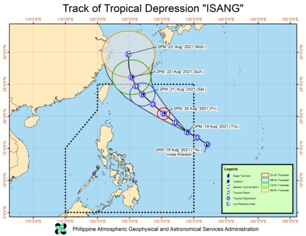 Tropical Depression Isang 