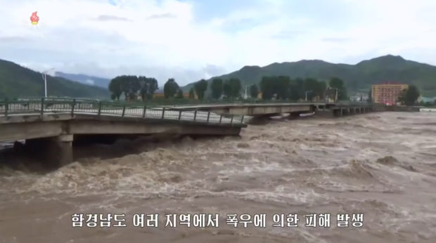 north korea flooding