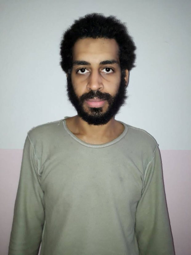 FILE PHOTO: Alexanda Kotey, who the Syrian Democratic Forces (SDF) claim is a British national, is seen in this undated handout picture in Amouda
