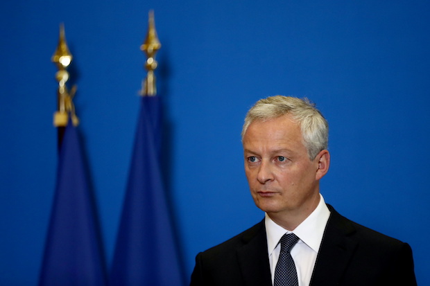 French Finance Minister Le Maire meets business federations over crisis support measures in Paris
