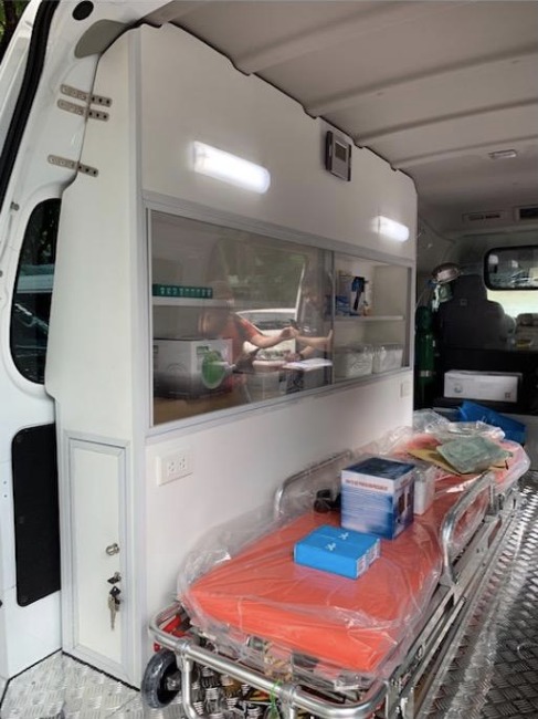 Photos of the ambulances procured by the Department of Health which Sen. Panfilo Lacson claims were overpriced. (Photos from DOH)