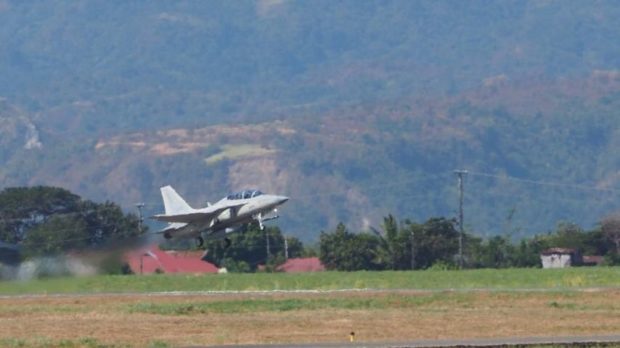 The Philippine Air Force scrambles FA-50 Aircraft light fighters to intercept an “unknown aircraft” that approached the Philippine airspace last Thursday, September 2, 2021. (Photos from PAF)