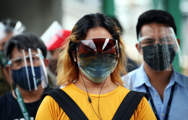 The DOH has requested for another week to evaluate the need for people to wear face shields outside their homes as COVID-19 cases decline.