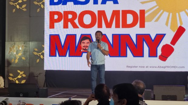 Promdi backing strengthens Pacquiao's bid for presidency