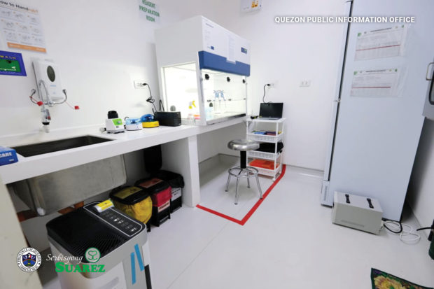 New molecular laboratory of Mauban Municipal Health Office in Brgy. Bagong Bayan, Mauban, Quezon Province