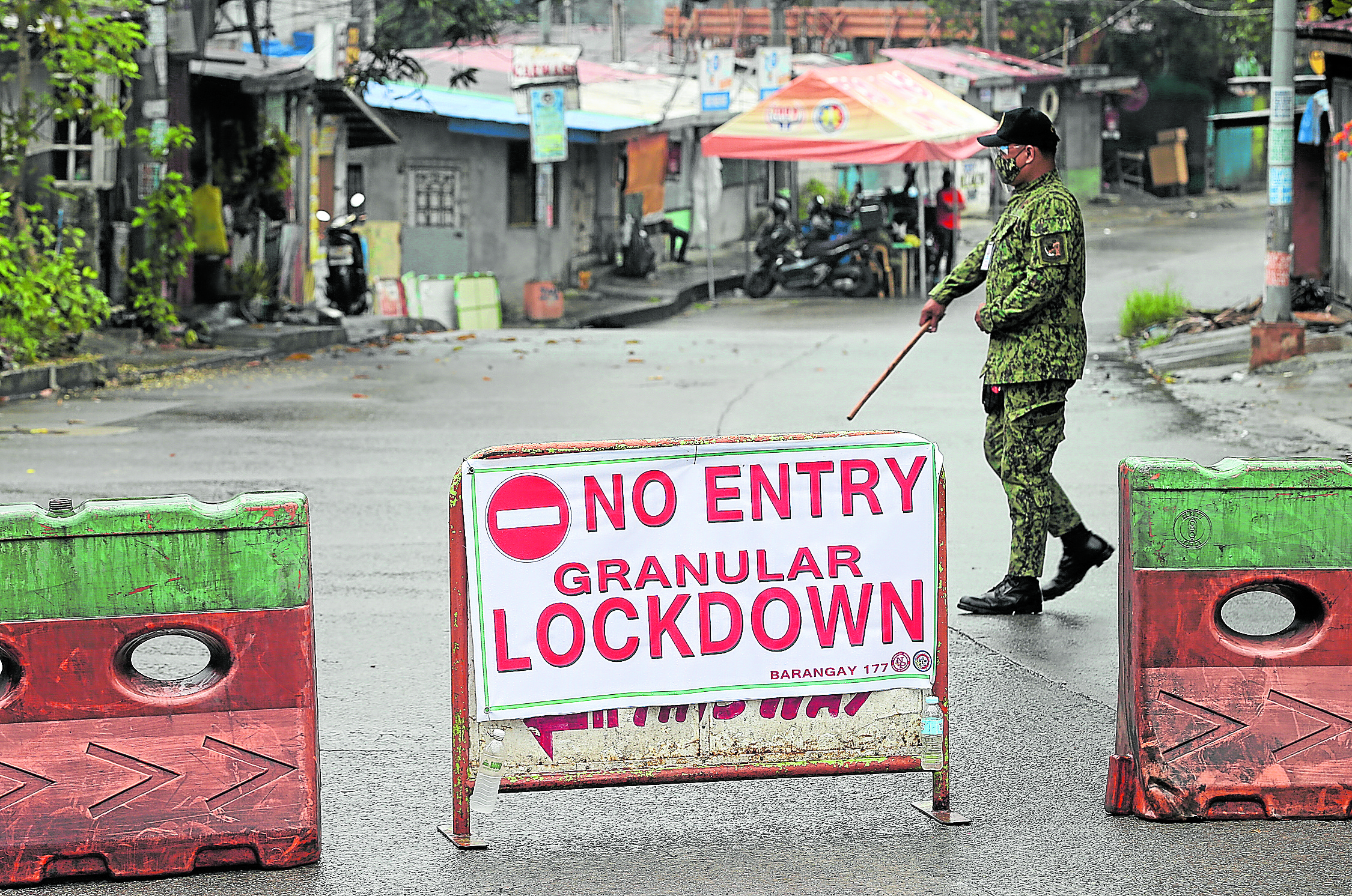 PNP granular lockdown