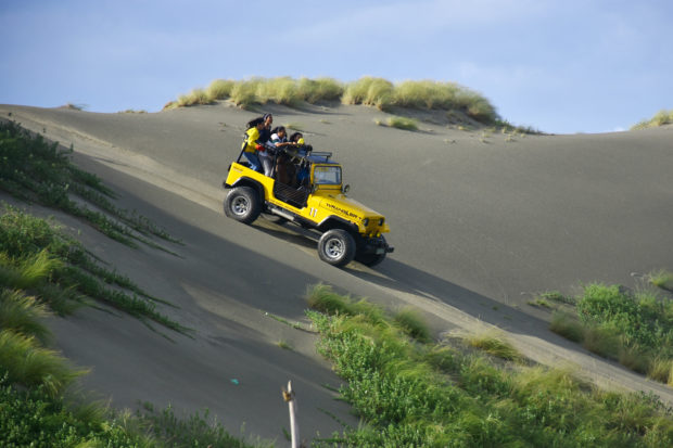 Tourist destinations in Ilocos Norte, such as its famed dunes, are slowly reopening as residents have been allowed to tour around the province starting Sept 15