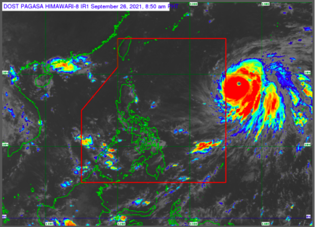 Pagasa weather satellite as of Sunday, 8:50 a.m.