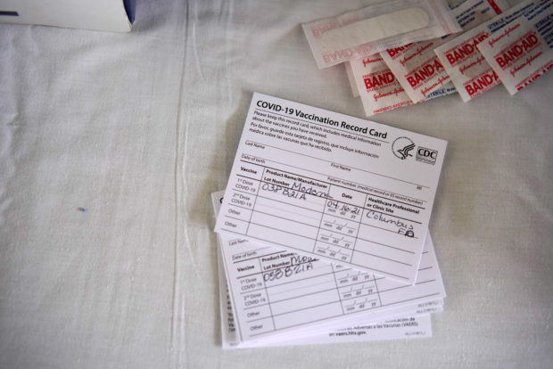 covid-19 vaccination cards