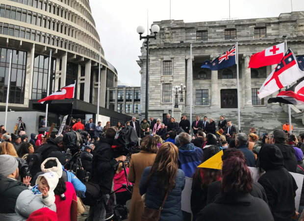 maori protesters