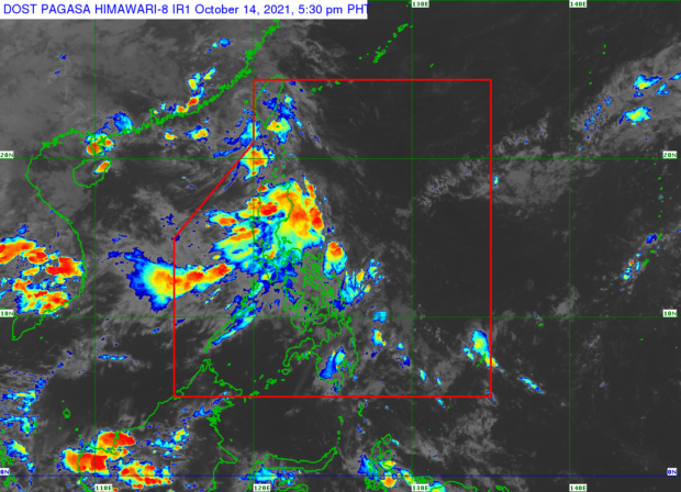 Pagasa weather satellite image as of 9 AM Sunday, Sept. 5, 2021