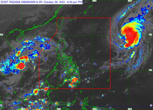 Northeastern monsoon to bring clouds, rain over eastern Luzon – Pagasa
