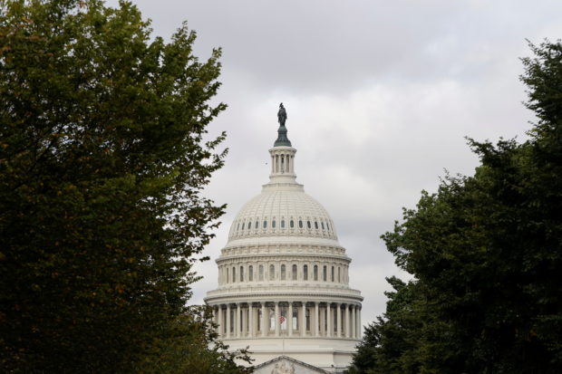 The U.S. Capitol is seen as Senate Democrats and Republicans sought to reach an agreement on to avert a debt crisis in Washington, U.S., October 7, 2021.      REUTERS/Joshua Roberts