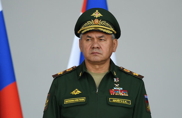 Russian Defense Minister Shoigu attends the opening ceremony of the International military-technical forum "Army-2021" in Moscow Region