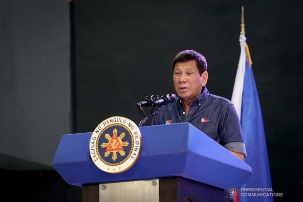 Duterte says looking for money for typhoon victims as funds depleted due to COVID