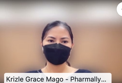Pharmally Pharmaceutical Corp. official Krizle Mago on Tuesday virtually showed up during the Senate blue ribbon hearing after she sought refuge at the House of Representatives.
