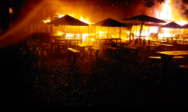 food park on fire