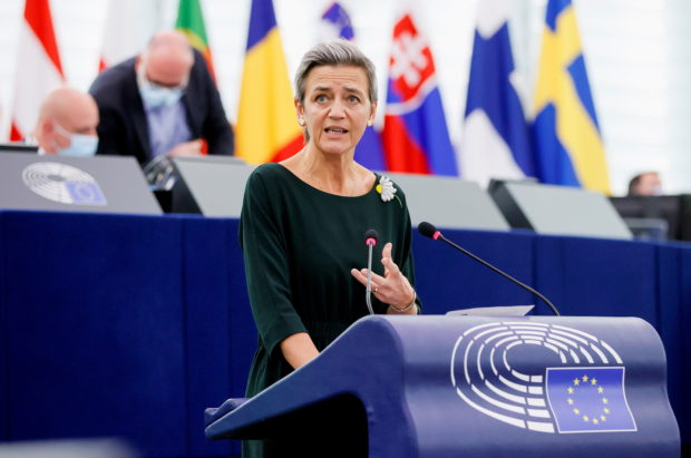 European Commission's executive Vice President Margrethe Vestager 