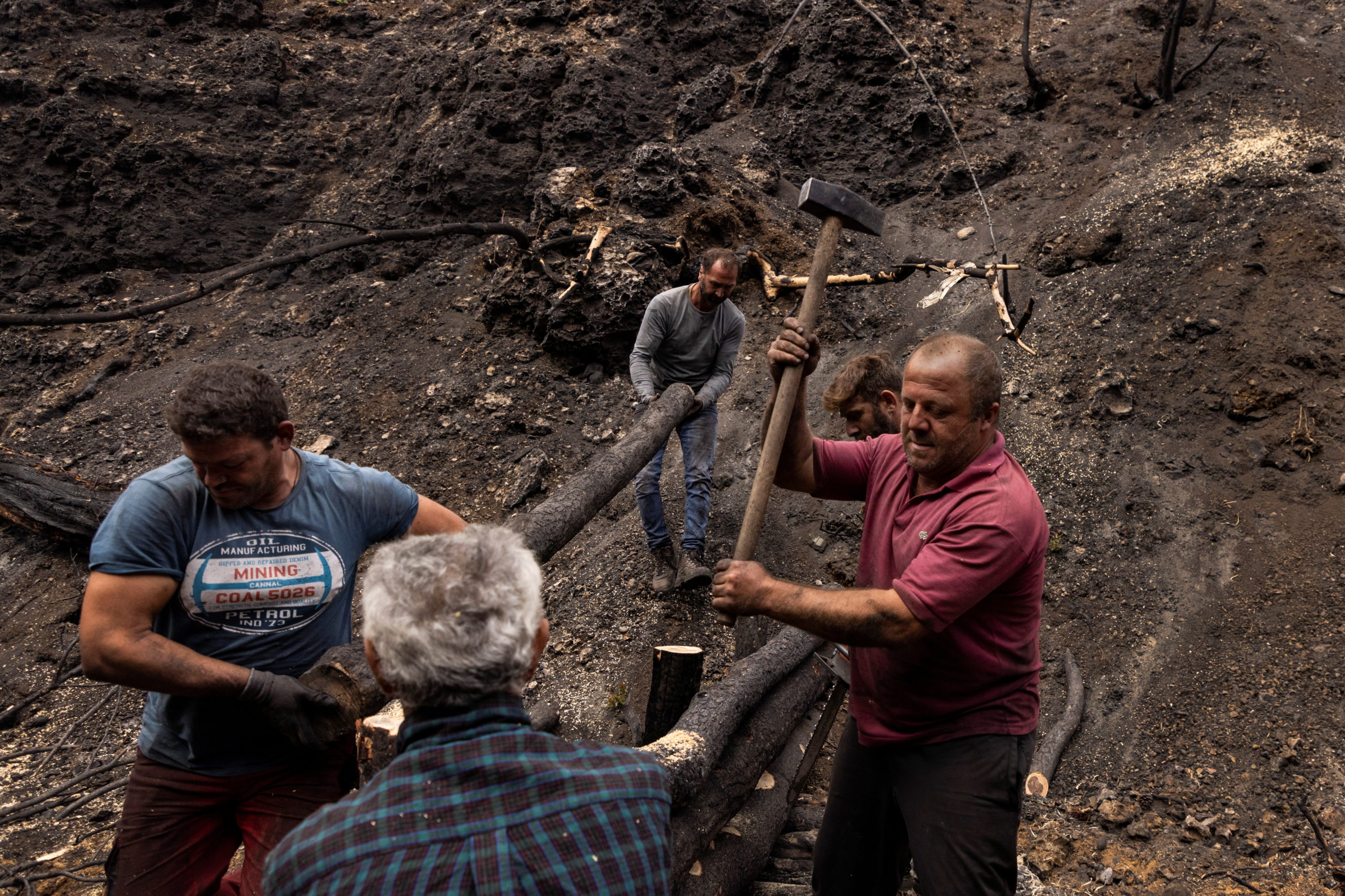 Greece’s fire-ravaged island now racing to build flood defenses