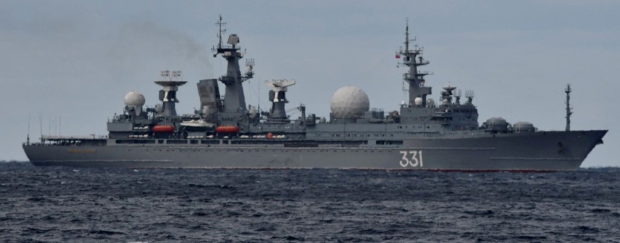 Russian Navy's Marshal Nedelin-class missile range instrumentation ship No.331