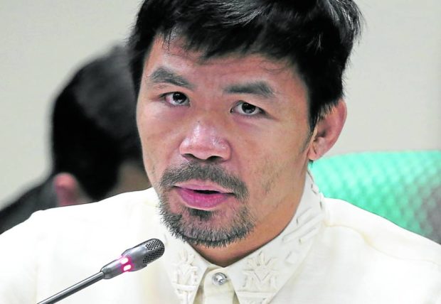 Pacquiao shuns imposing curbs vs unvaccinated; calls for free COVID-19 tests