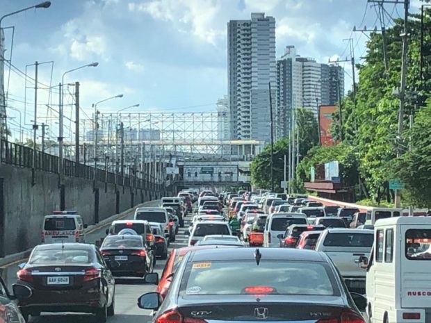 EDSA traffic. STORY: SC asked to stop no-contact apprehension policy