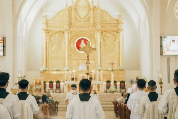 The Pontifical Celebration of the Canonical Establishment of the Archdiocesan Shrine of Sto. Niño held on Tuesday, November 1. Photo courtesy of Archdiocesan Shrine of Sto Niño's Facebook page.