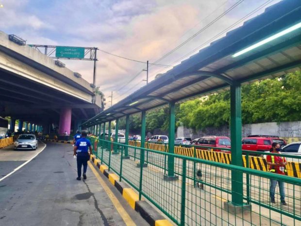 The newly-inaugurated Buendia Station along the EDSA Busway (Photo from DOTr)