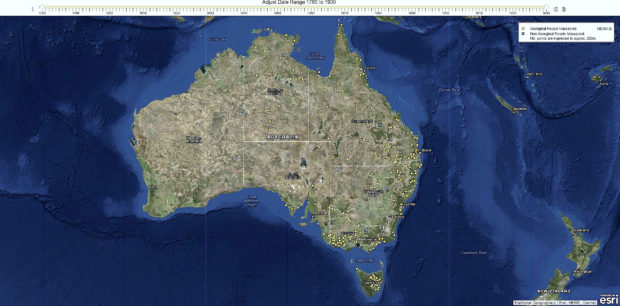 australia map