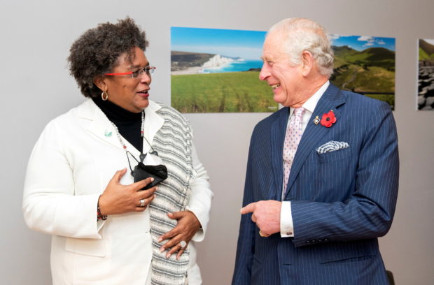 Prince Charles and Barbados prime minister